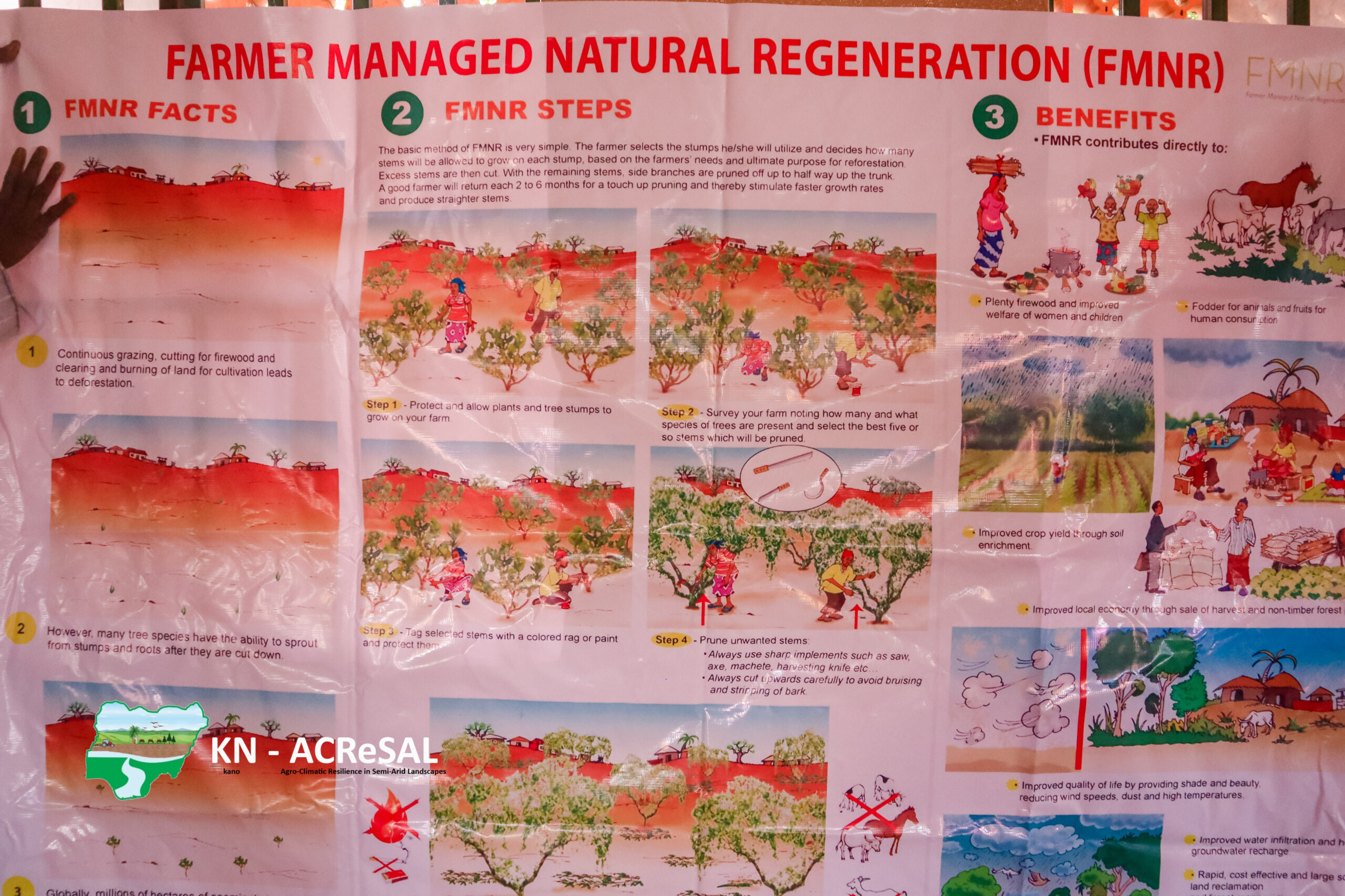 Community sensitization on Farmer Managed Natural Regeneration and Orchard Plantation in Bakwami-1