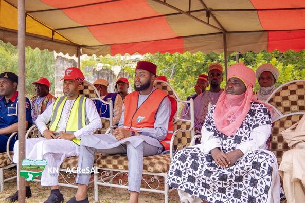 The Kano ACReSAL team carried out community sensitization at Yanbawa shelterbelt rehabilitation in Makoda LGA