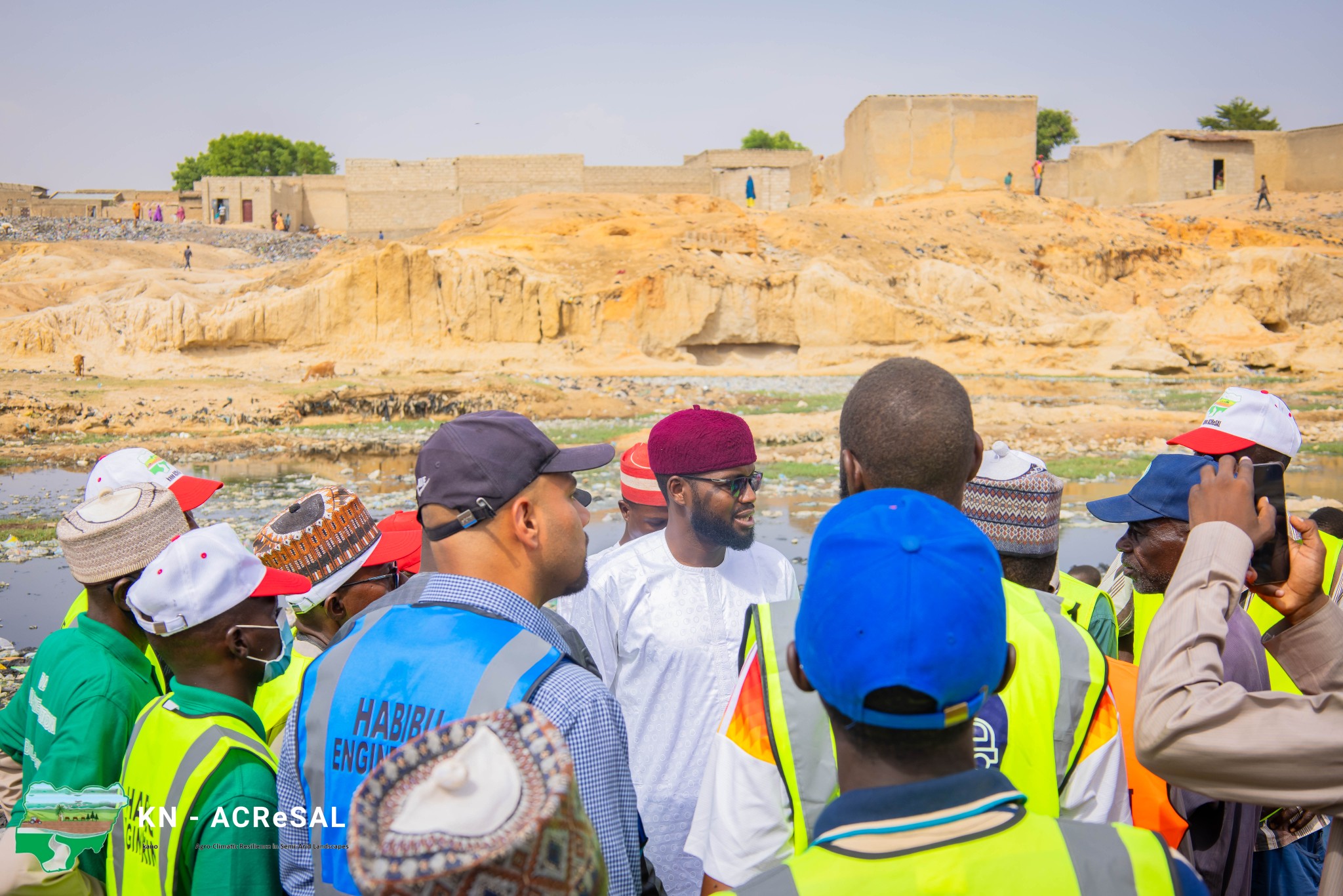 Kano State Government Flags Off Construction of Bulbula-Gayawa Erosion Control Works-11